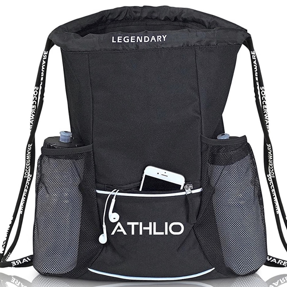 NEW - ATHLIO Legendary Drawstring Gym/Everyday Bag